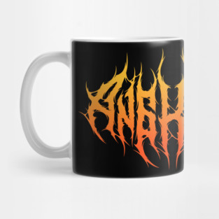 Angkrez Metal Logo Mug
