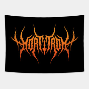 Morttrom Metal Logo Tapestry