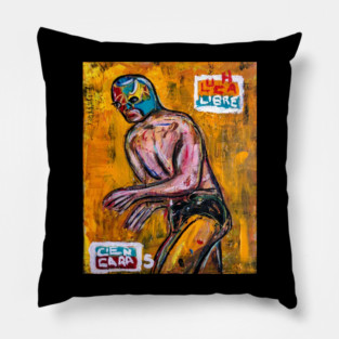 Lucha Libre Pillow