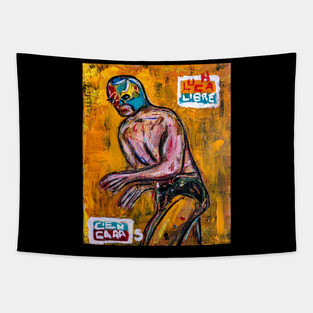 Lucha Libre Tapestry