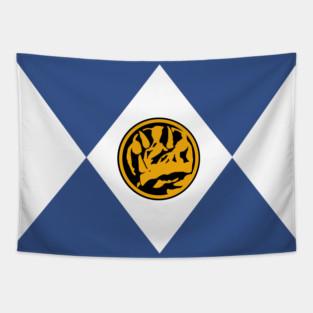 Blue Ranger Logo Tapestry