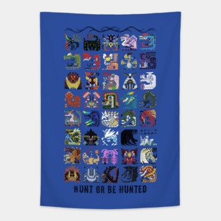 Monster Hunter - Hunt or be Hunted Tapestry