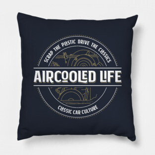 Aircooled Life - Classic Car Culture Pillow