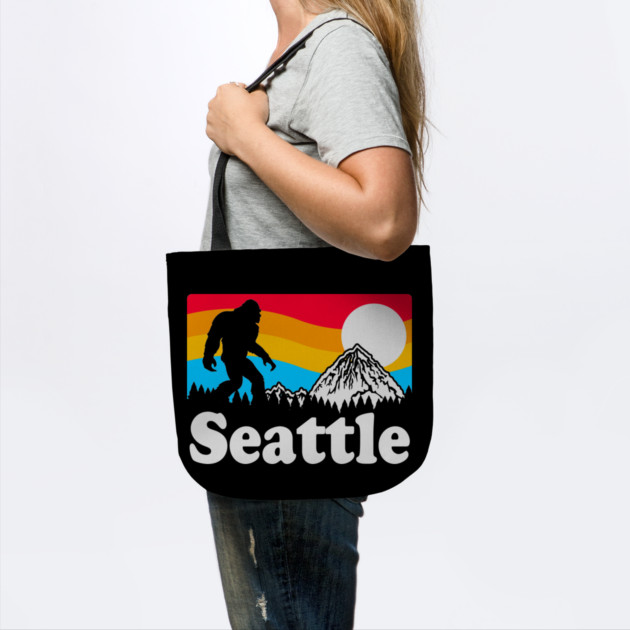 Bigfoot Sasquatch Retro Seattle Gifts by The WYLD Tribe