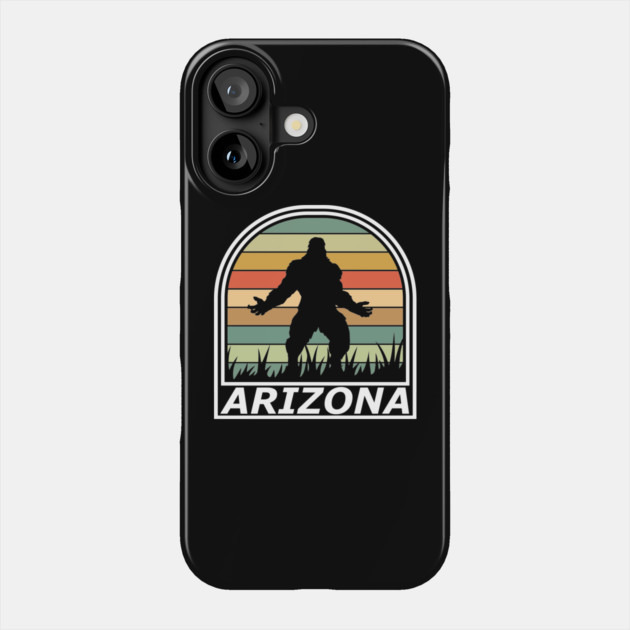 Bigfoot Arizona State Gift Phone Case by The WYLD Tribe