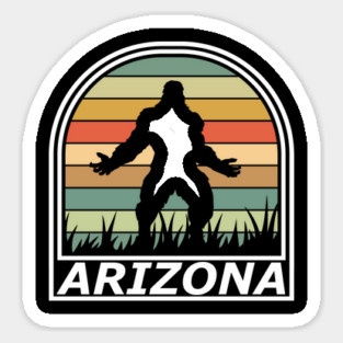 Bigfoot Arizona State Gift Magnet
