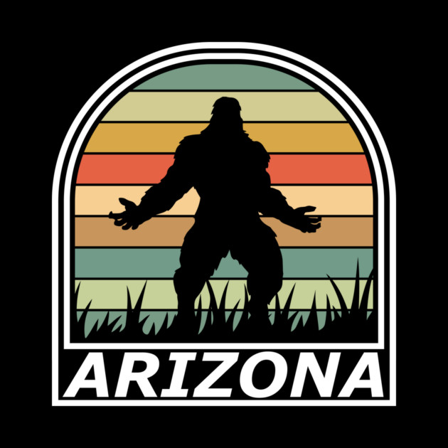 Bigfoot Arizona State Gift by The WYLD Tribe