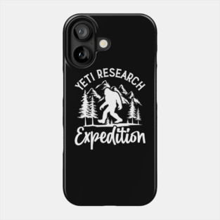 Yeti Bigfoot Research Sasquatch Believer Gifts Phone Case