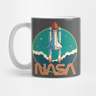 NASA Retro Vintage Space Logo Mug