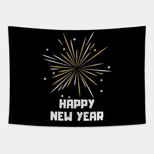 Happy New Year Tapestry