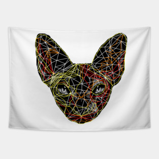 Geometry Sphynx Tapestry