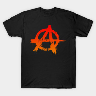 Anarchy Color Splatter T-Shirt