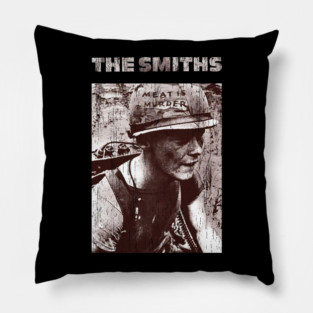 The Smiths Meat Is Murder Vintage Pillow