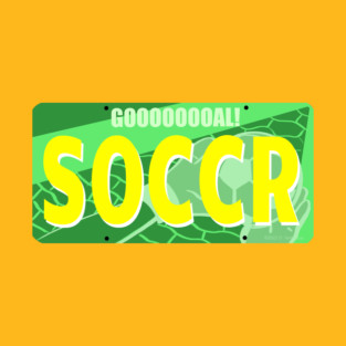 Soccer License Plate Design T-Shirt