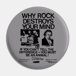 Why rock destroys your mind Pin