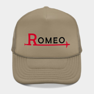 ROMEO Aviation Phonetic Alphabet Pilot Airplane Hat