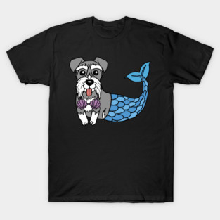 Schnauzer Mermaid T-Shirt