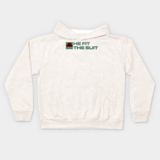 He Fit The Suit - Inline Team Remington Kids Hoodie