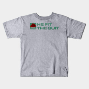He Fit The Suit - Inline Team Remington Kids T-Shirt