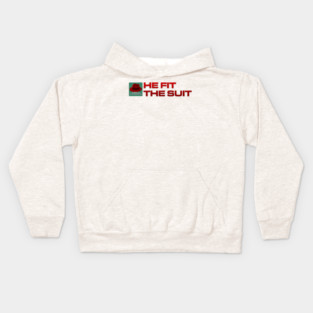 He Fit The Suit - Inline Team Laura Kids Hoodie