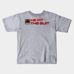 He Fit The Suit - Inline Team Laura Kids T-Shirt