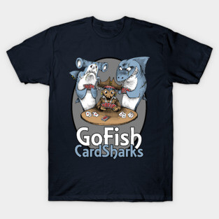 Go Fish Card Sharks T-Shirt