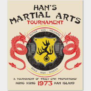Han's Martial Arts Tournament Lts Worn Posters and Art