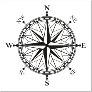 compass Posters and Art