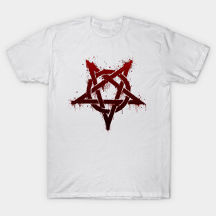 Pentagram Splatter T-Shirt