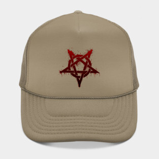 Pentagram Splatter Hat