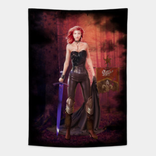 Mystic Warrior Tapestry