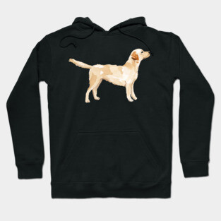 Yellow Lab Silhouette Watercolor Hoodie