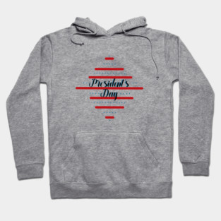 Presidents day, February, rhombus-shaped Hoodie