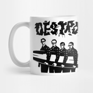 Destroy t shirt punk Mug