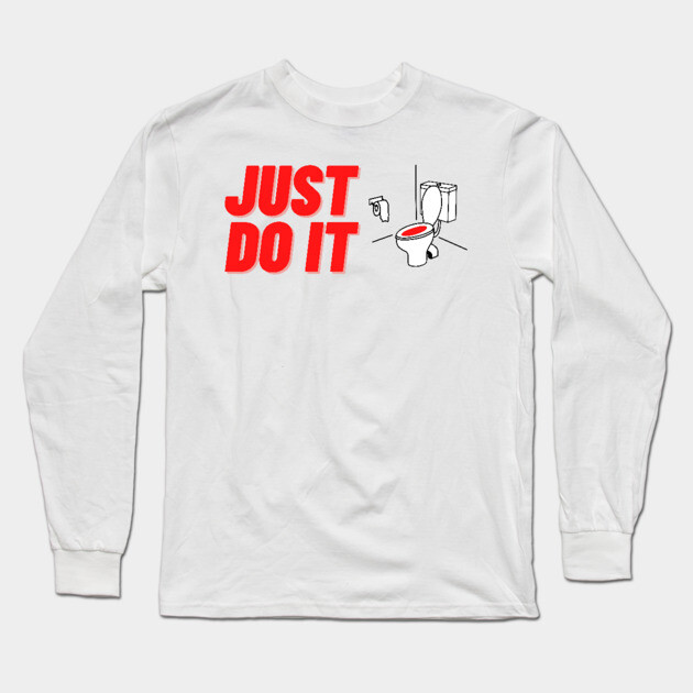 white just do it shirt