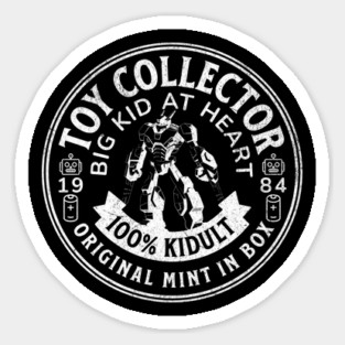 Toy Collector Kidult Original Mint in Box Fan Lover Distressed Design Sticker
