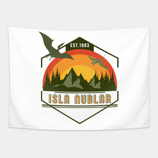Jurassic Park Isla Nublar Tapestry