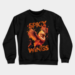 Spicy Wings (Dark Shirts) Crewneck Sweatshirt
