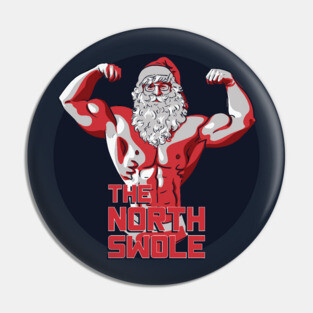 The North Swole Jacked Santa Pin