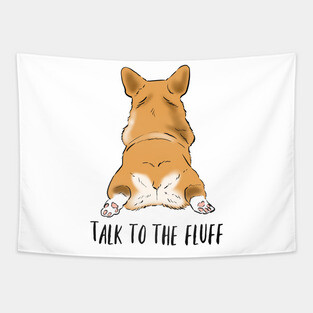Funny Corgi, Corgi Butt, Cute Corgi, Corgi Gift Tapestry