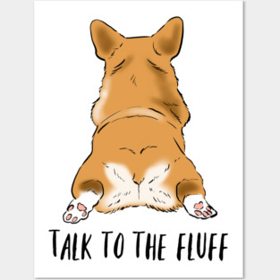 Funny Corgi, Corgi Butt, Cute Corgi, Corgi Gift Posters and Art