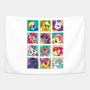 The Mane 12 Tapestry