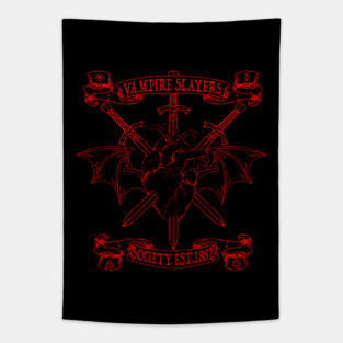 Vampire Slayers Society est.1882 Tapestry
