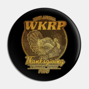 Thanksgiving Turkey Drop Pin