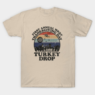 First Anual Turkey Drop Retro T-Shirt