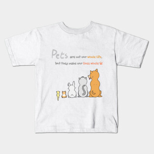 Pets Are Life! Kids T-Shirt