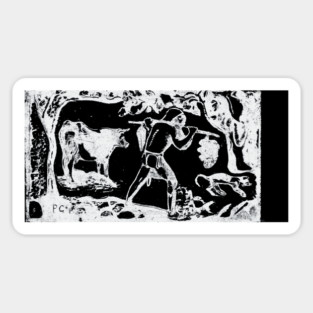 Lithography Gauguin Sticker