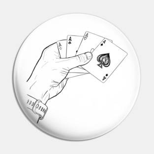 All Four Aces Pin