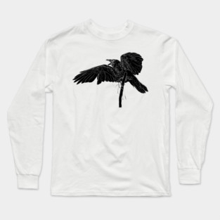 The Hermit Magazine's Raven Long Sleeve T-Shirt