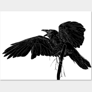 The Hermit Magazine's Raven Posters and Art